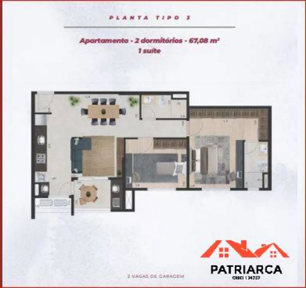 Apartamento, 2 quartos, 77 m² - Foto 8