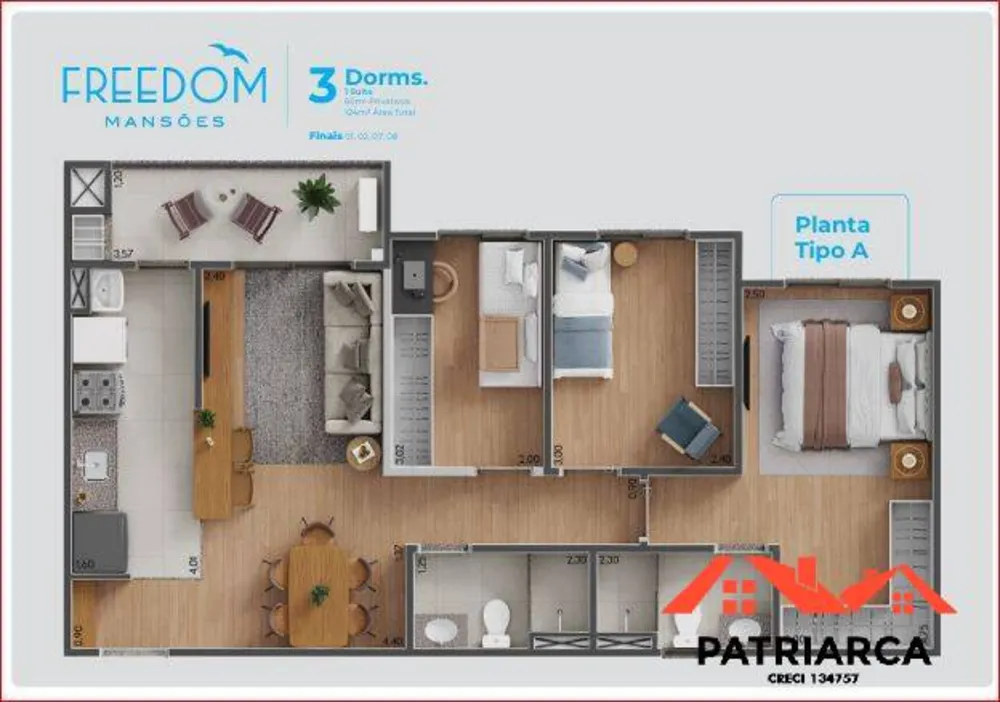 Apartamento, 2 quartos, 66 m² - Foto 10