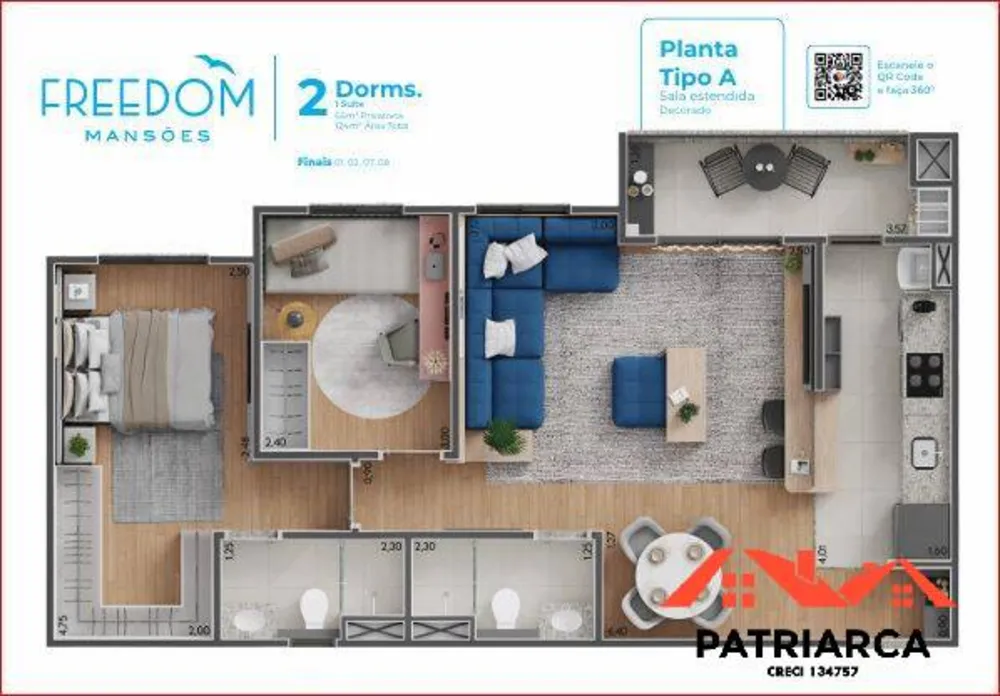 Apartamento, 2 quartos, 66 m² - Foto 13
