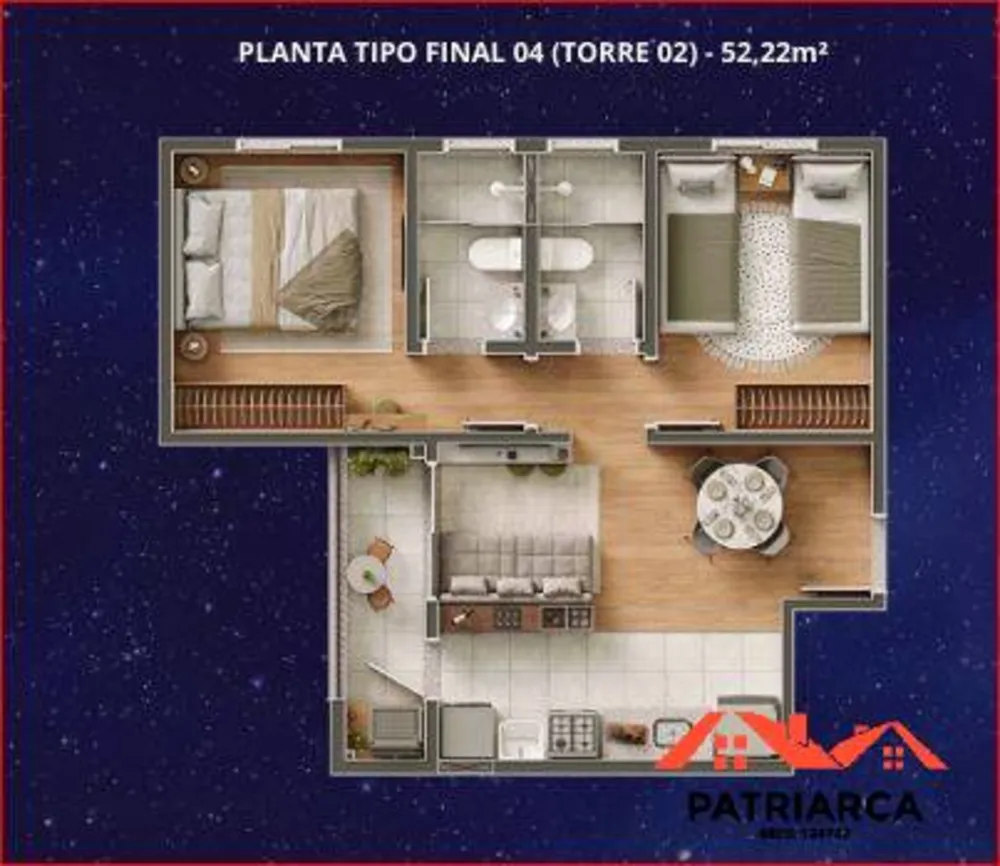 Apartamento, 2 quartos, 57 m² - Foto 10