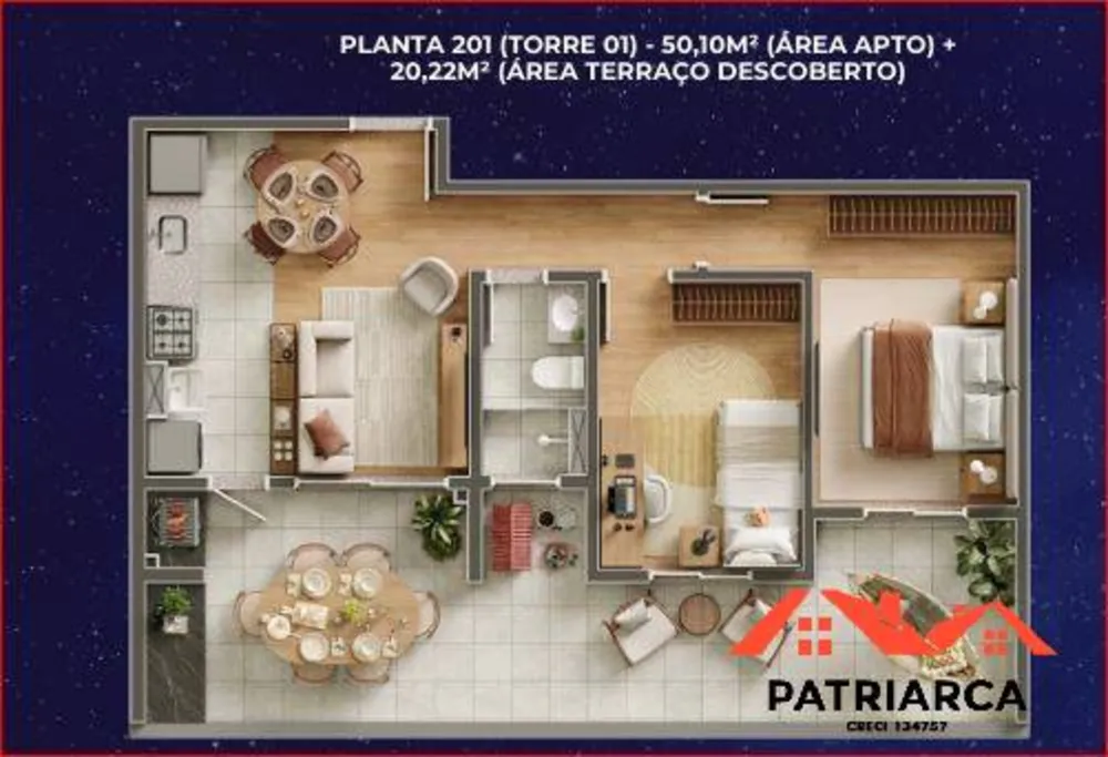 Apartamento, 2 quartos, 57 m² - Foto 7