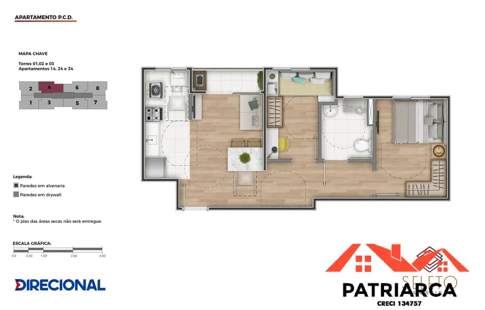 Apartamento, 2 quartos, 50 m² - Foto 5