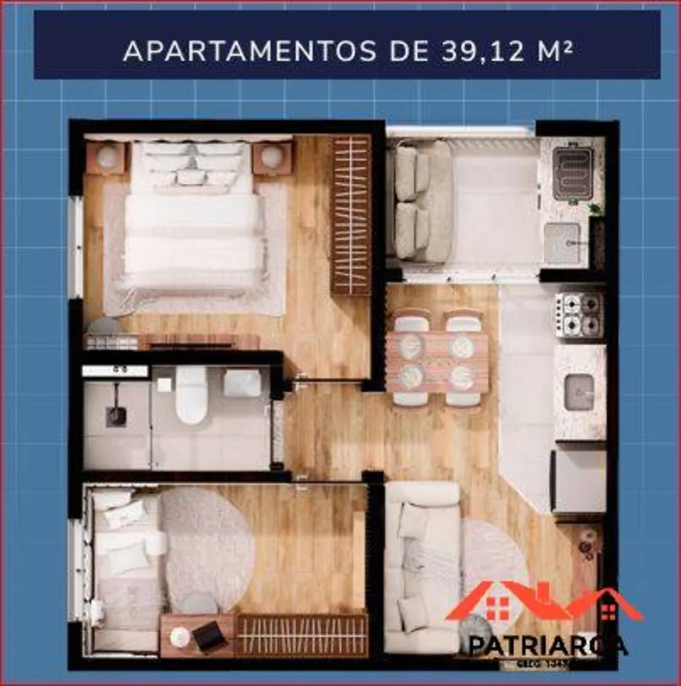 Apartamento, 2 quartos, 40 m² - Foto 4