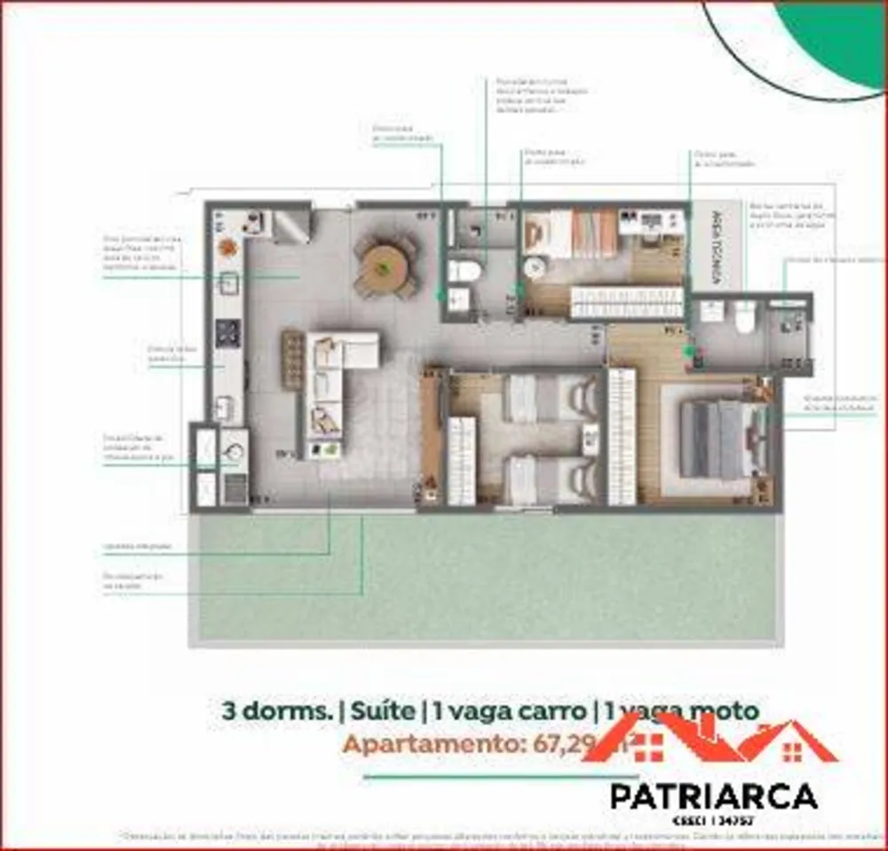 Apartamento, 2 quartos, 56 m² - Foto 14