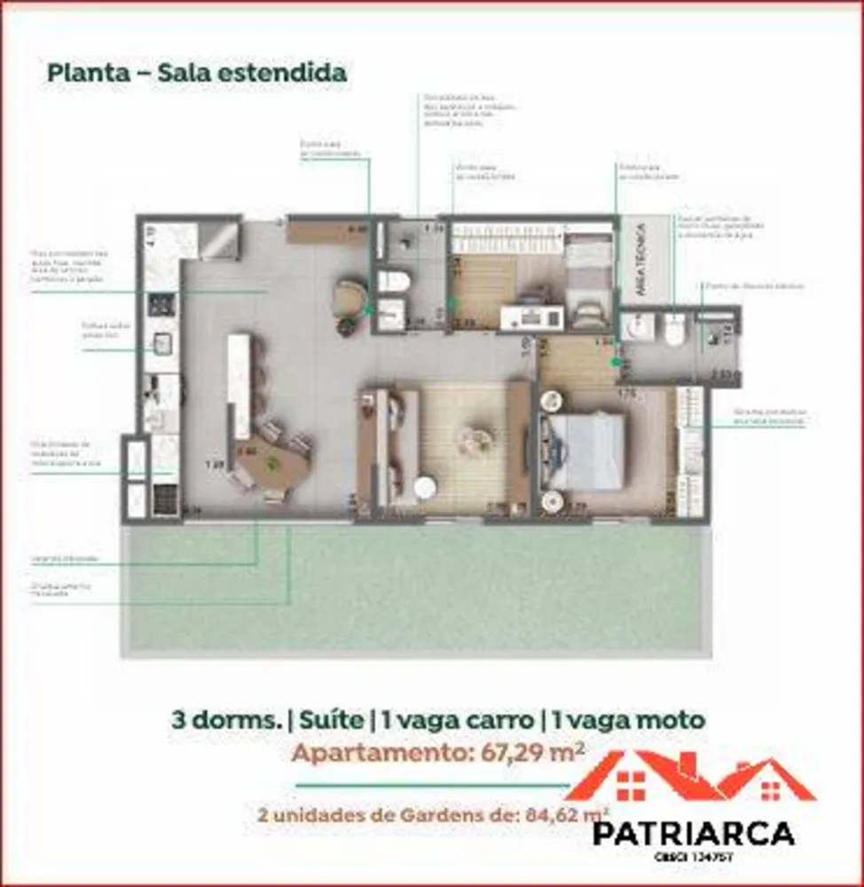 Apartamento, 2 quartos, 56 m² - Foto 15