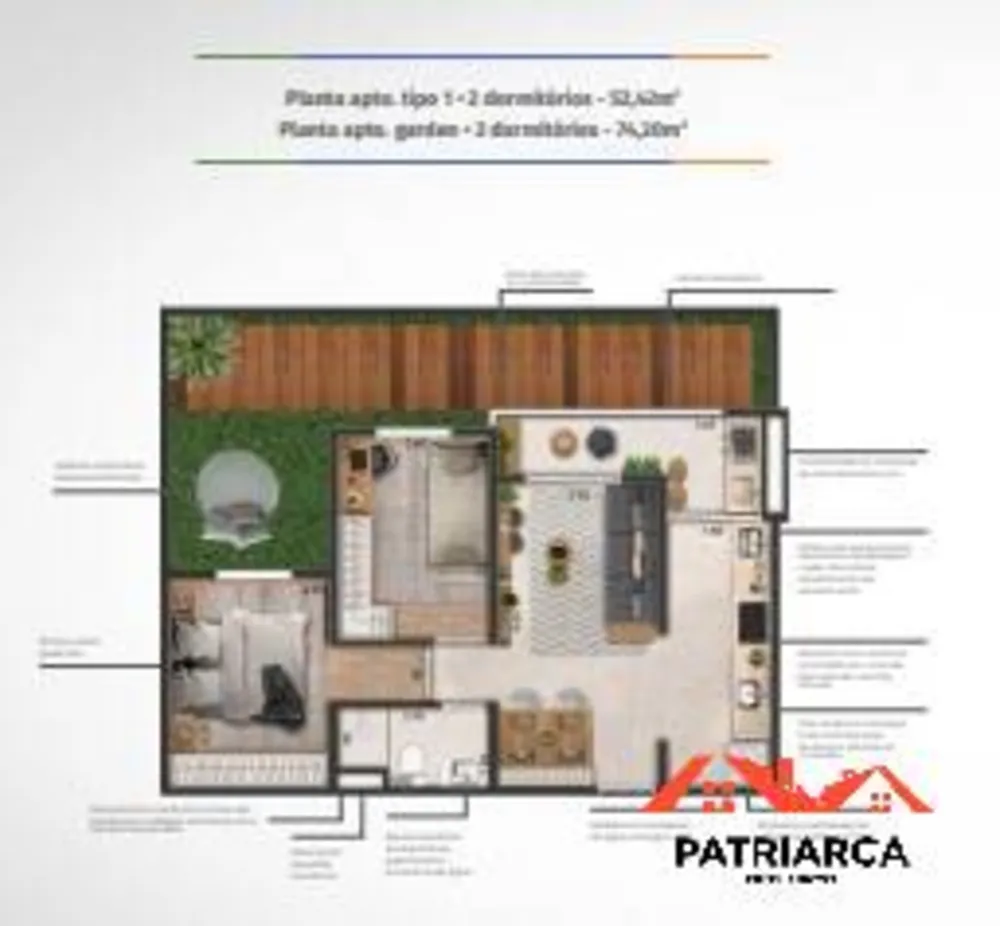 Apartamento, 2 quartos, 52 m² - Foto 9