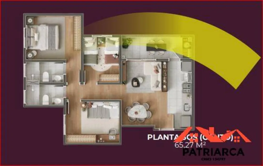 Apartamento, 2 quartos, 65 m² - Foto 4