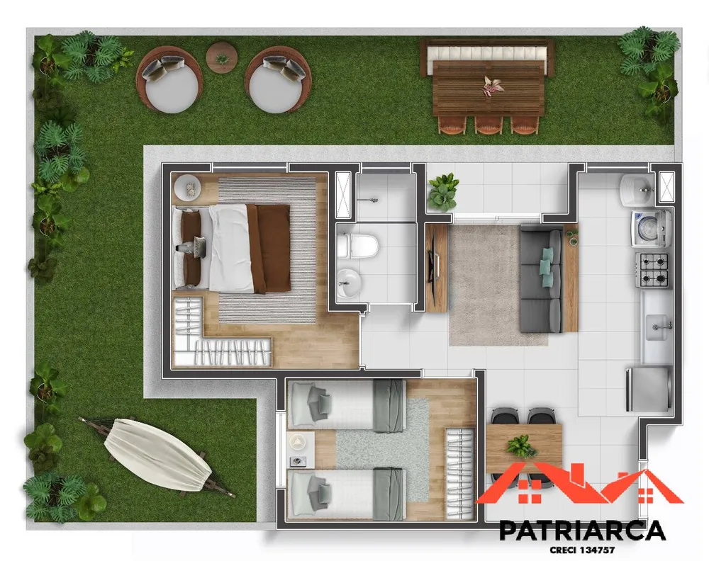 Apartamento, 2 quartos, 42 m² - Foto 6