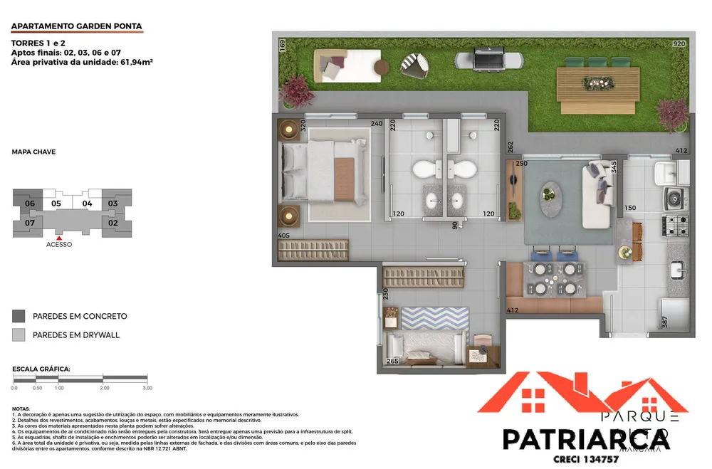 Apartamento, 2 quartos, 45 m² - Foto 16
