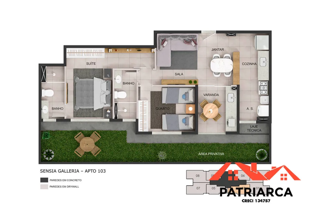 Apartamento, 2 quartos, 74 m² - Foto 7