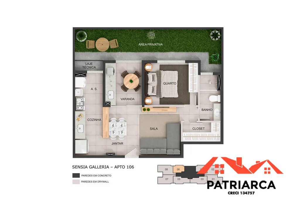 Apartamento, 2 quartos, 74 m² - Foto 9