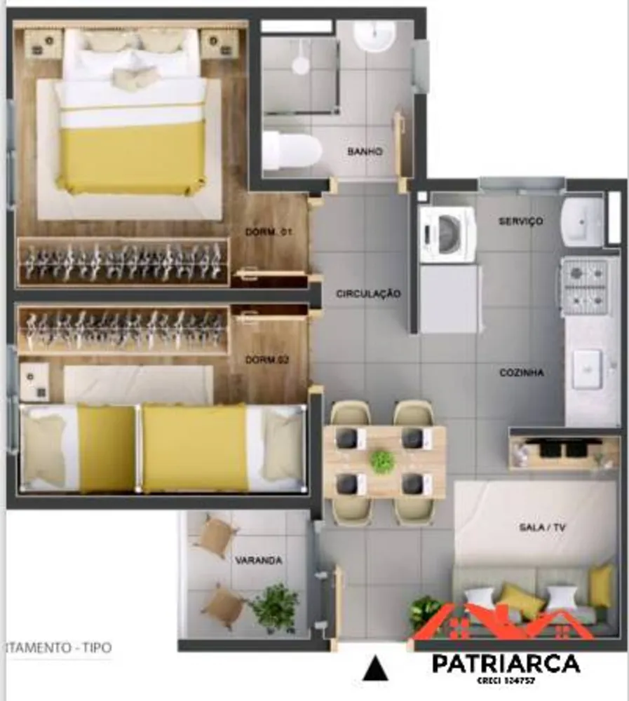 Apartamento, 2 quartos, 41 m² - Foto 14