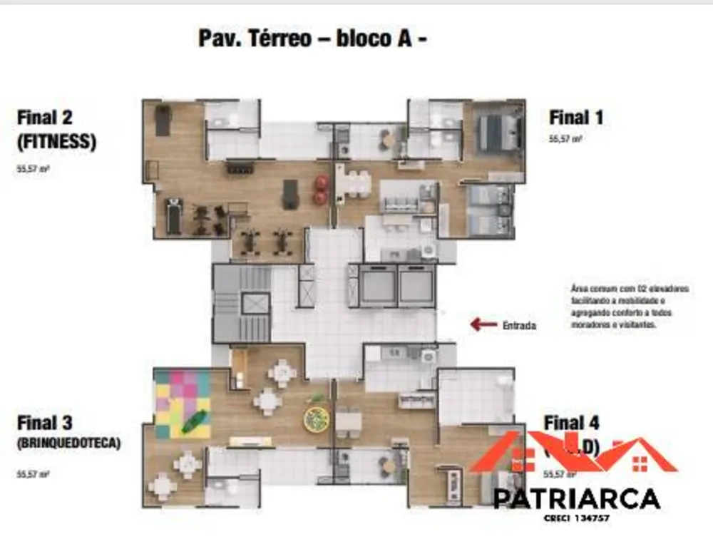Apartamento, 2 quartos, 55 m² - Foto 14