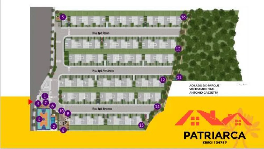 Casa, 3 quartos, 72 m² - Foto 2