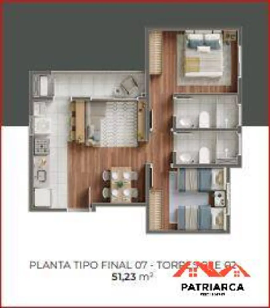Apartamento, 2 quartos - Foto 14