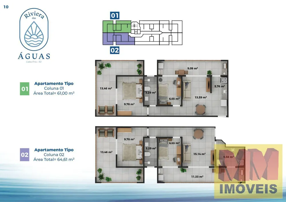 Apartamento, 1 quarto, 61 m² - Foto 10