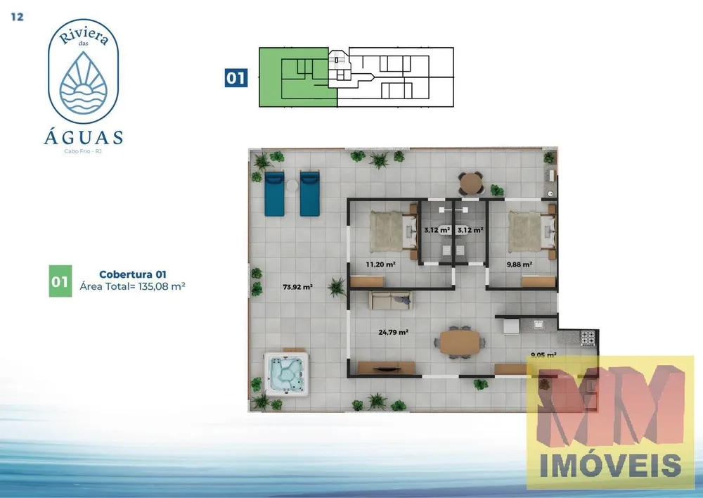 Apartamento, 1 quarto, 61 m² - Foto 12