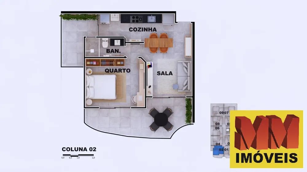 Apartamento, 1 quarto, 54 m² - Foto 13