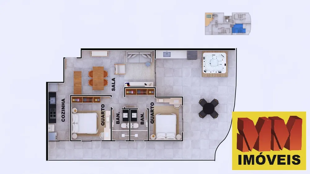 Apartamento, 1 quarto, 54 m² - Foto 20