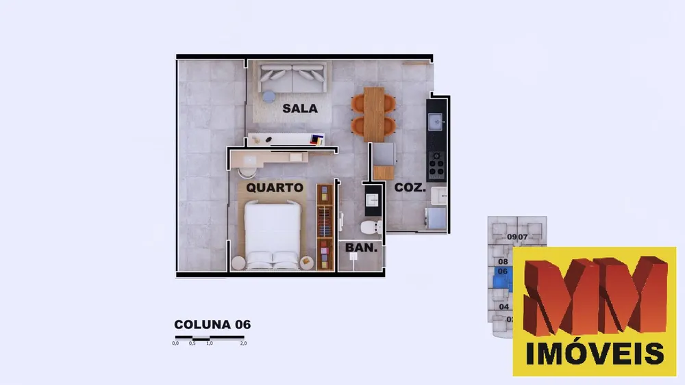 Apartamento, 1 quarto, 54 m² - Foto 17