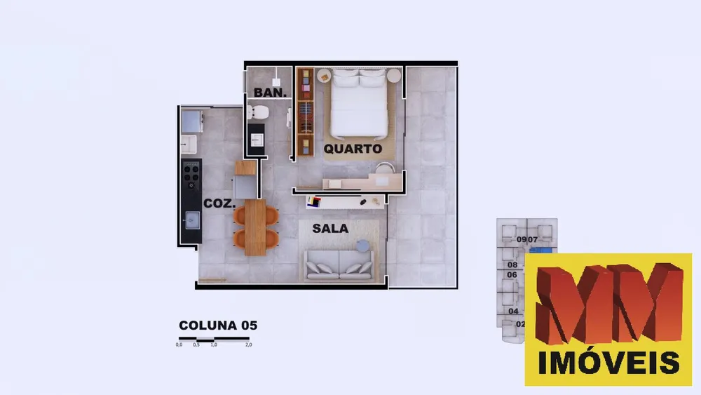 Apartamento, 1 quarto, 54 m² - Foto 16
