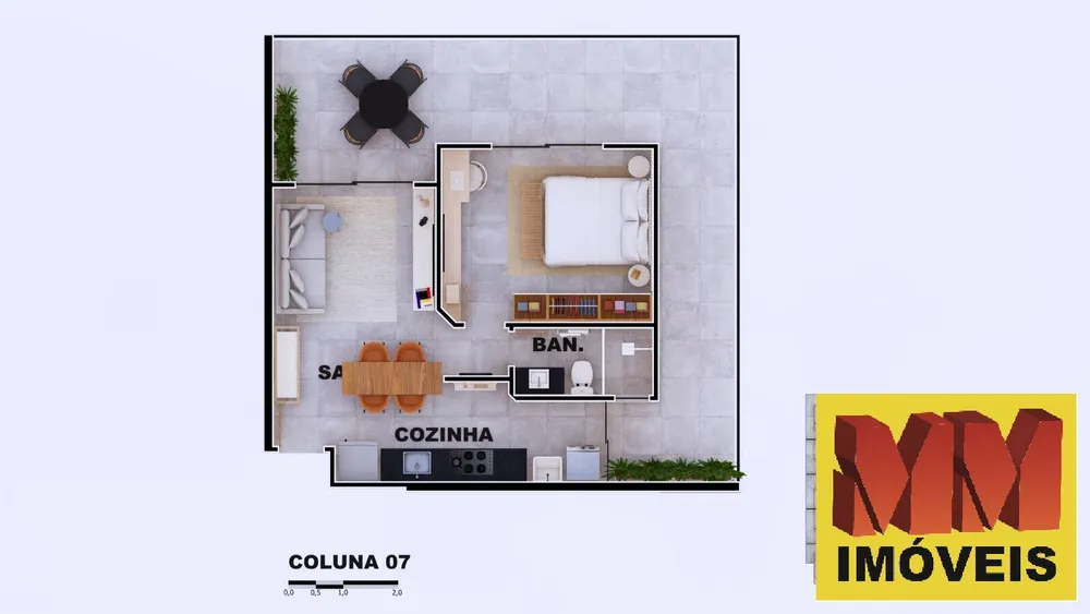 Apartamento, 1 quarto, 54 m² - Foto 18