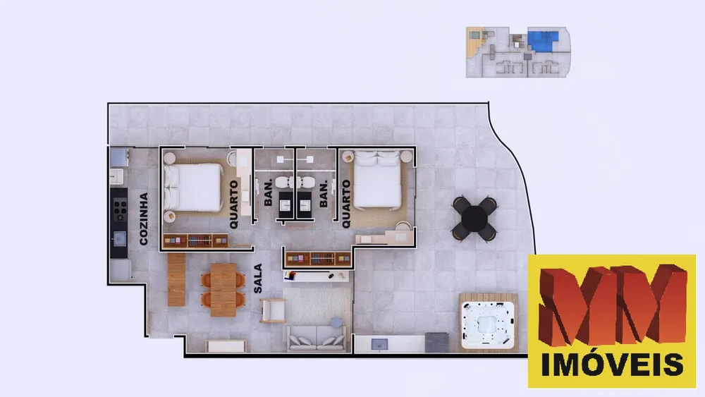 Apartamento, 1 quarto, 54 m² - Foto 19