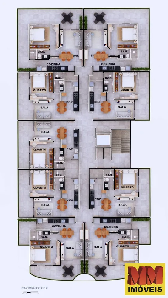 Apartamento, 1 quarto, 54 m² - Foto 11