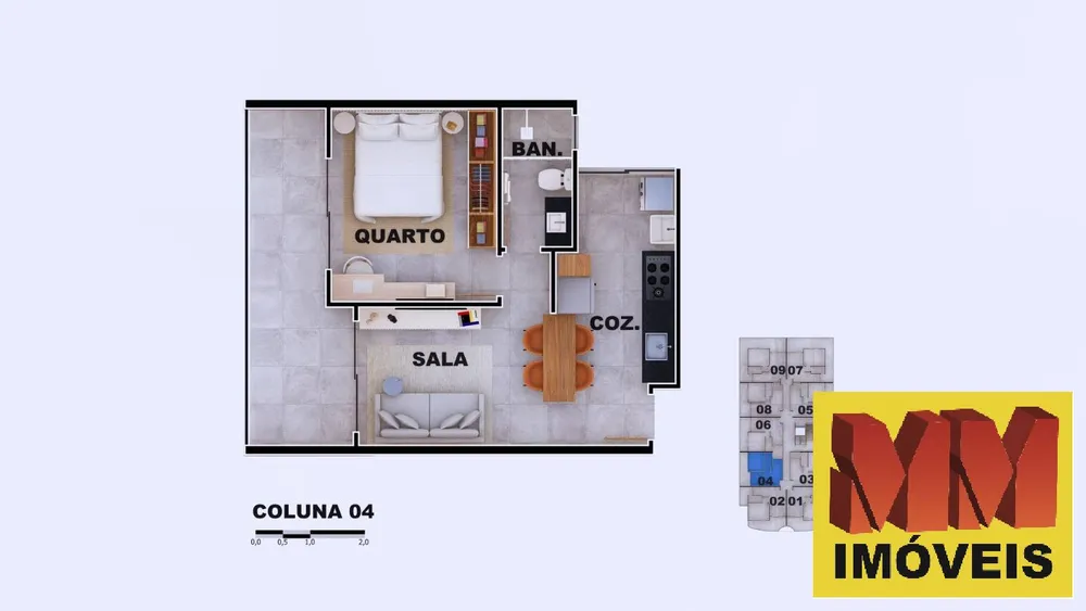 Apartamento, 1 quarto, 54 m² - Foto 15