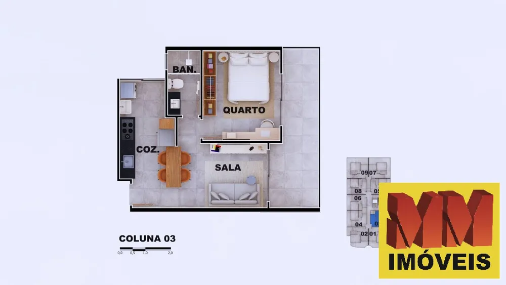 Apartamento, 1 quarto, 54 m² - Foto 14