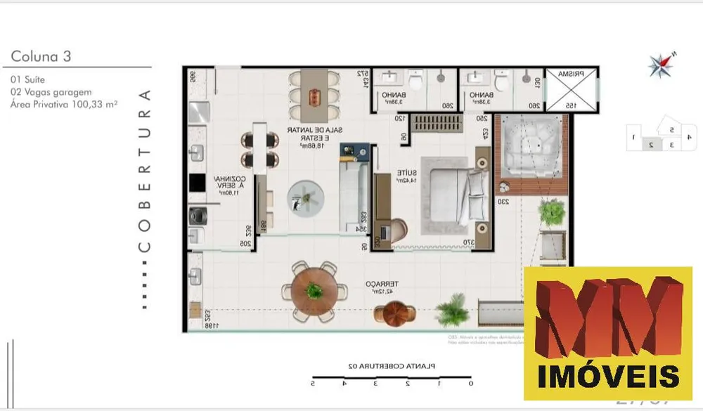 Apartamento, 1 quarto, 55 m² - Foto 2