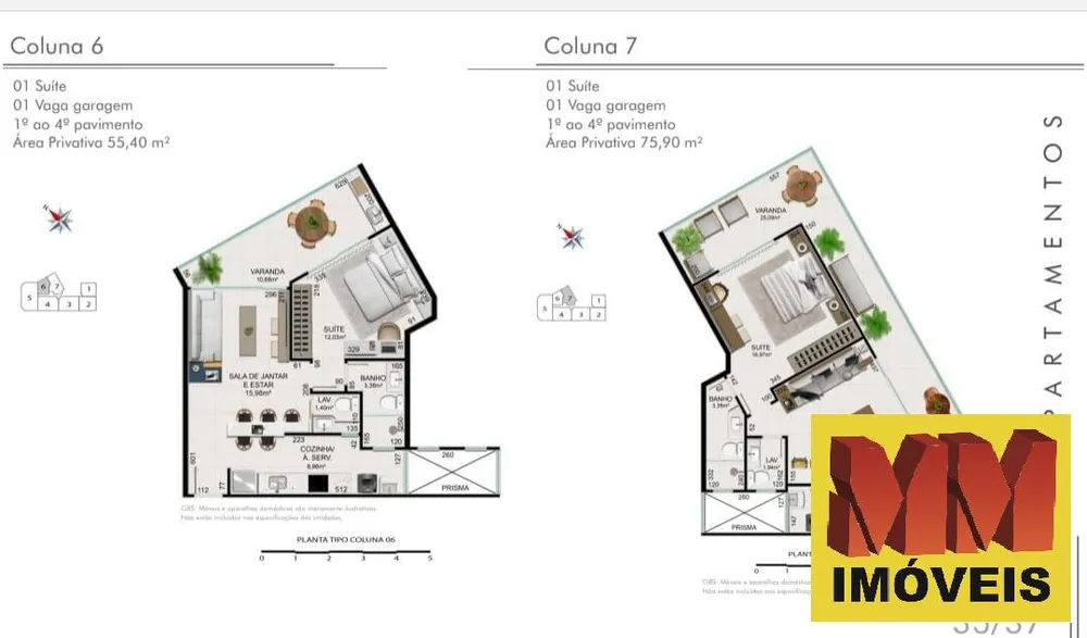 Apartamento, 1 quarto, 55 m² - Foto 5