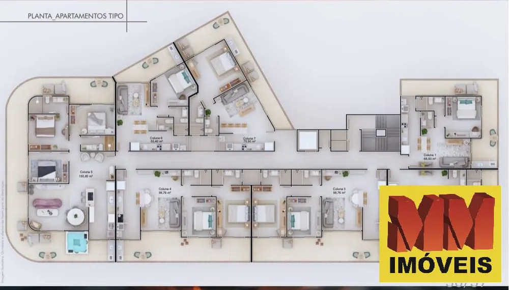 Apartamento, 1 quarto, 55 m² - Foto 4