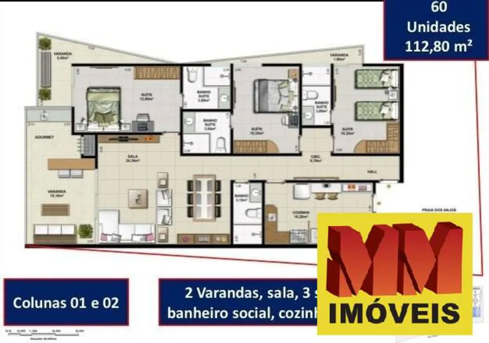 Apartamento, 2 quartos, 64 m² - Foto 37