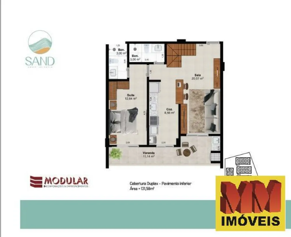 Apartamento, 1 quarto, 65 m² - Foto 25