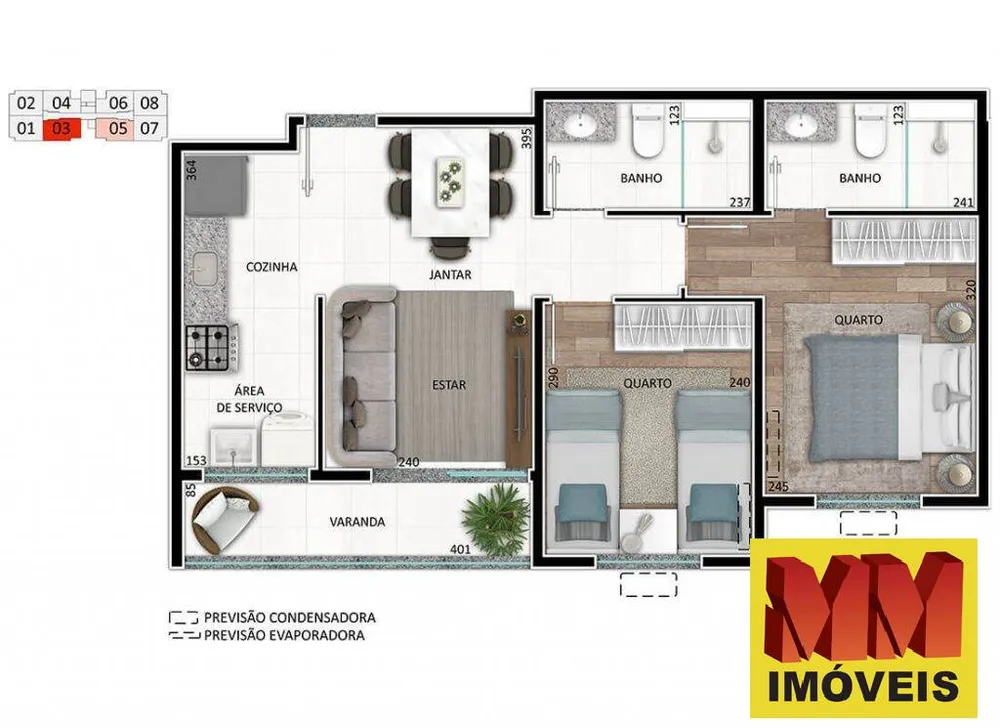 Apartamento, 2 quartos, 46 m² - Foto 11