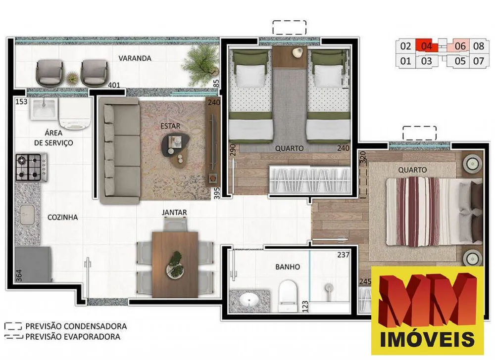 Apartamento, 2 quartos, 46 m² - Foto 16
