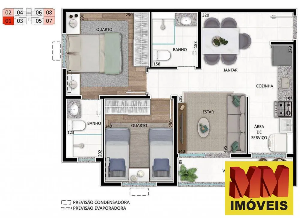 Apartamento, 2 quartos, 46 m² - Foto 23