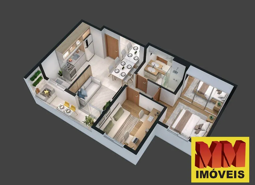 Apartamento, 2 quartos, 46 m² - Foto 8