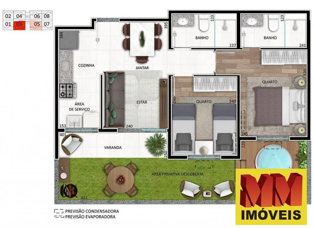 Apartamento, 2 quartos, 46 m² - Foto 21