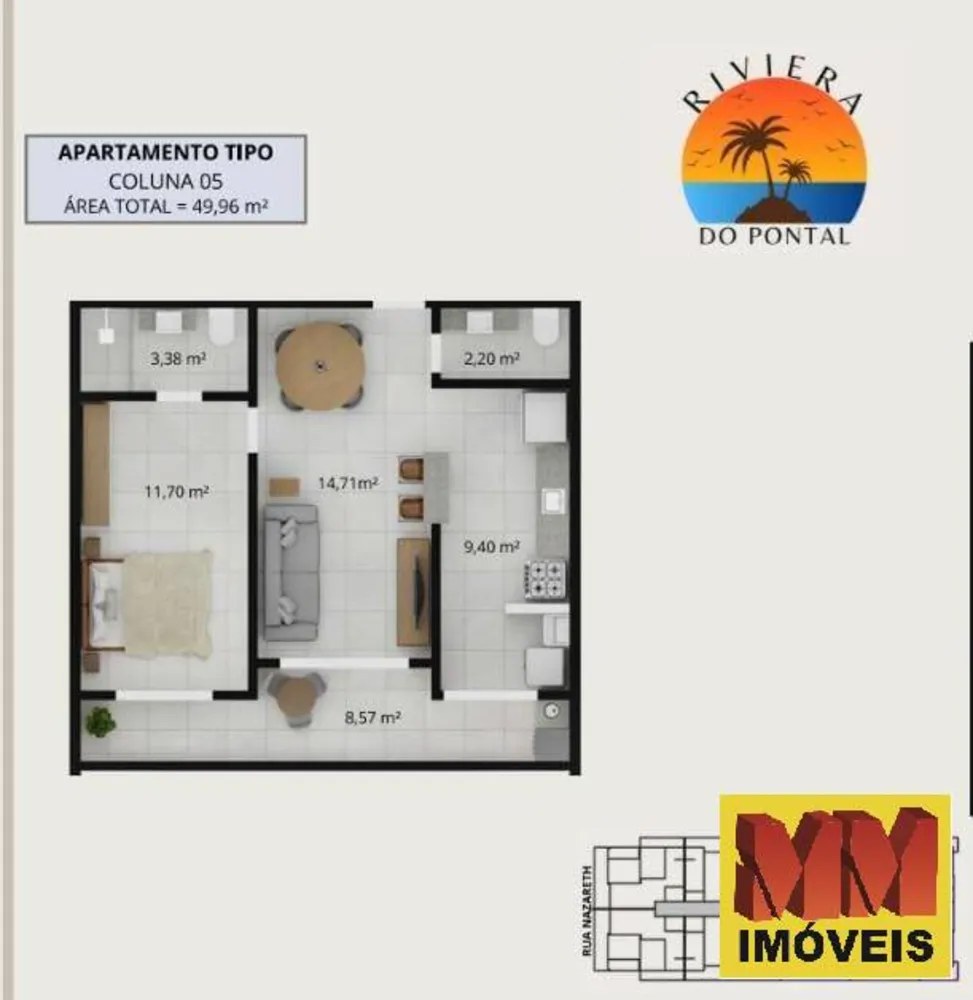Apartamento, 1 quarto, 50 m² - Foto 13