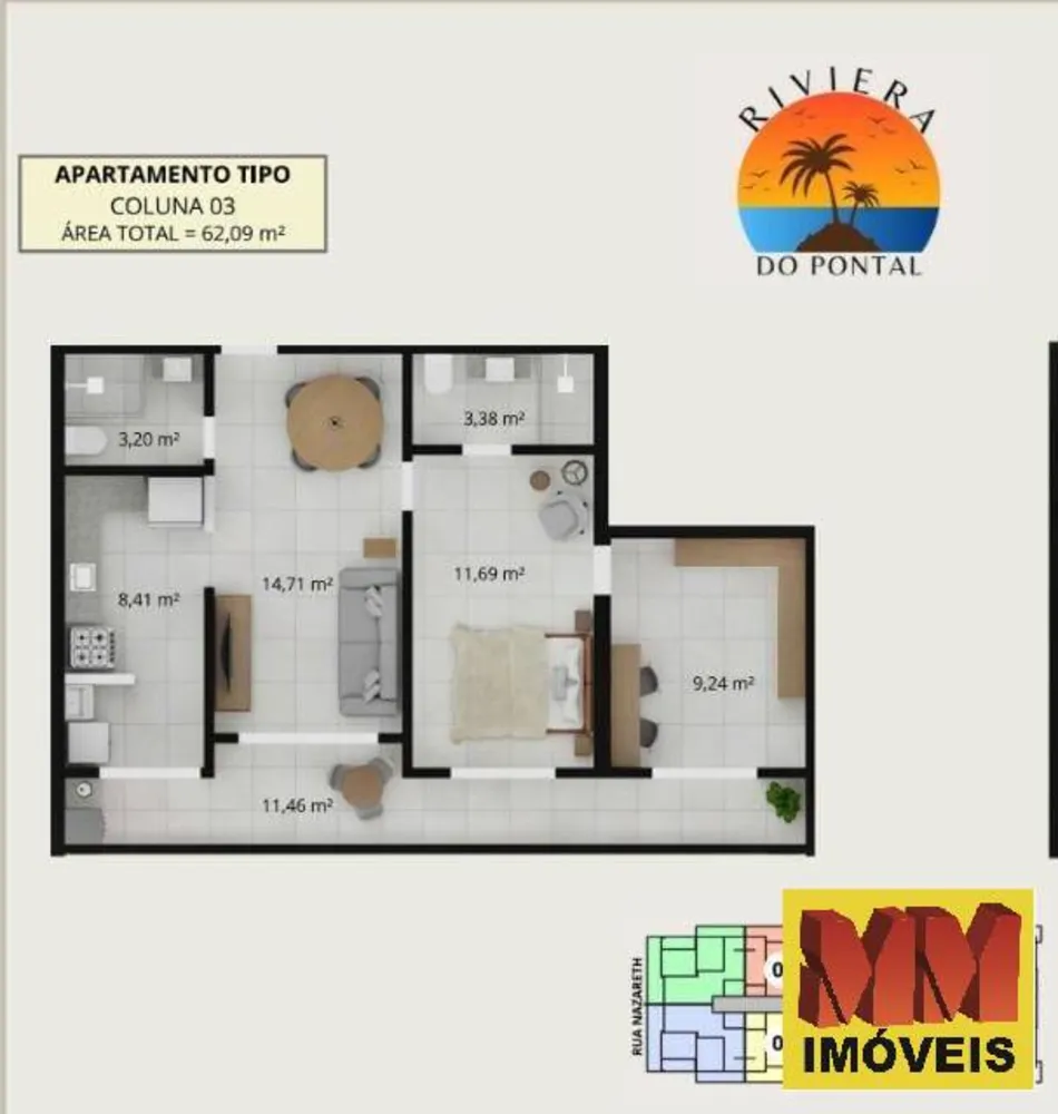 Apartamento, 1 quarto, 50 m² - Foto 11