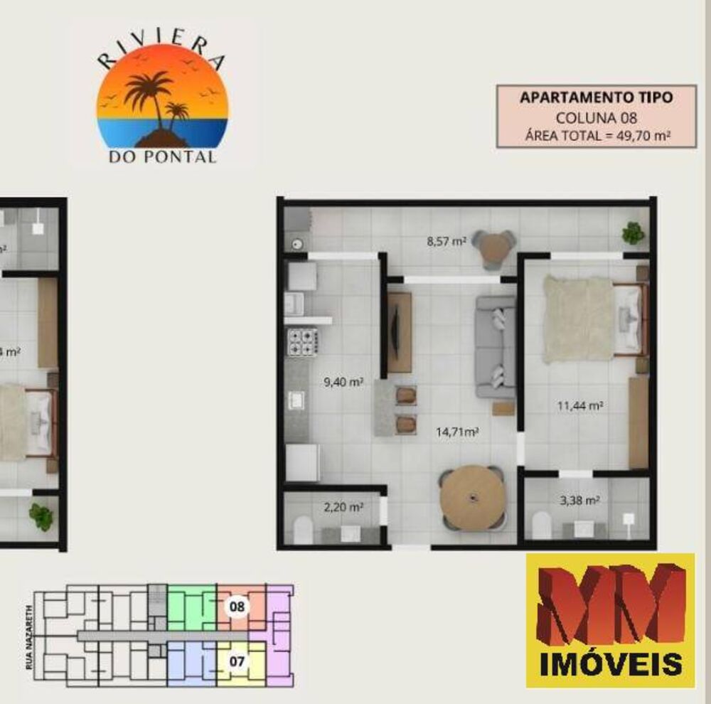 Apartamento, 1 quarto, 50 m² - Foto 3
