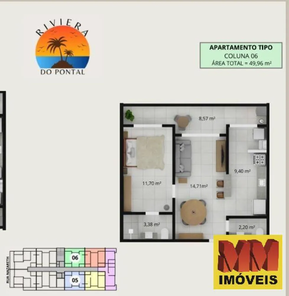 Apartamento, 1 quarto, 50 m² - Foto 14