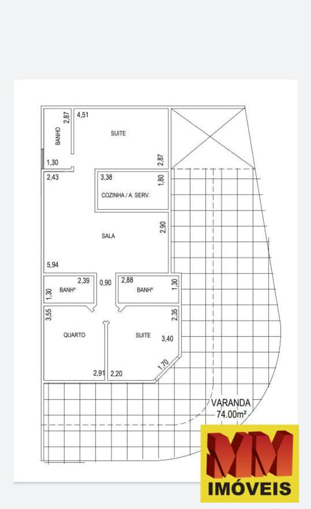 Apartamento à venda com 2 quartos, 84m² - Foto 4