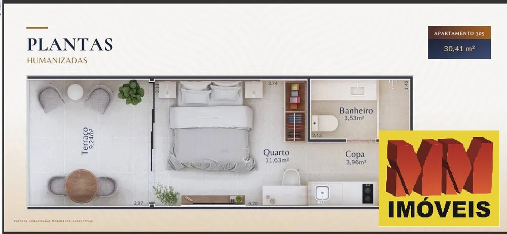 Apartamento, 1 quarto, 26 m² - Foto 32
