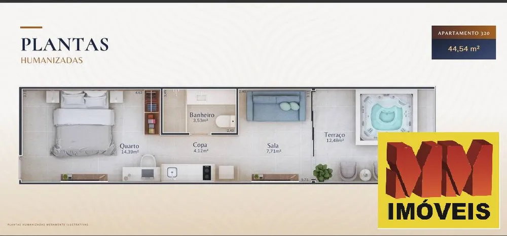 Apartamento, 1 quarto, 26 m² - Foto 31