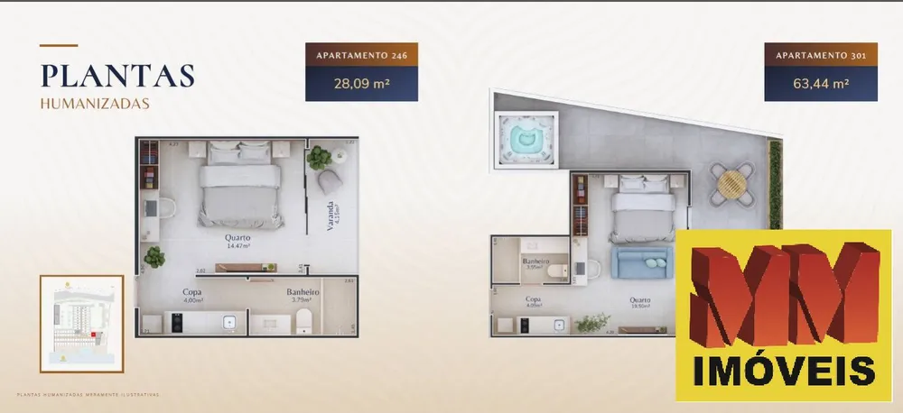 Apartamento, 1 quarto, 26 m² - Foto 27