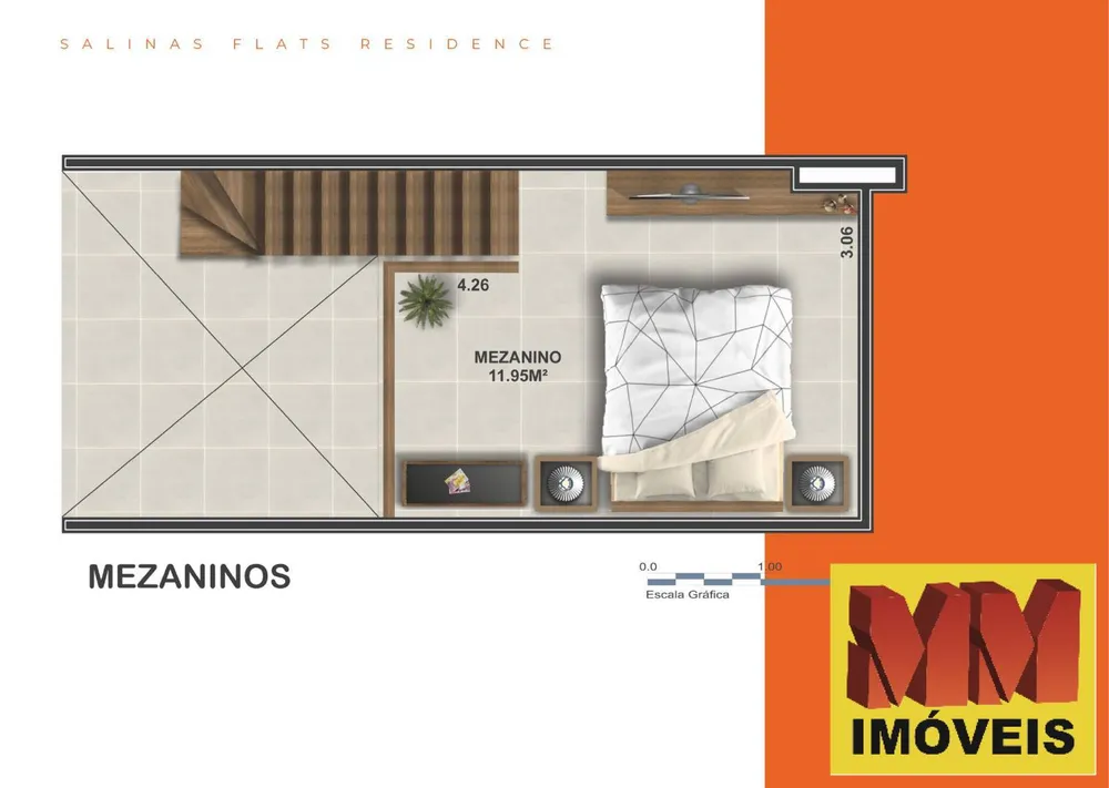 Flat/Apart Hotel, 1 quarto, 26 m² - Foto 13