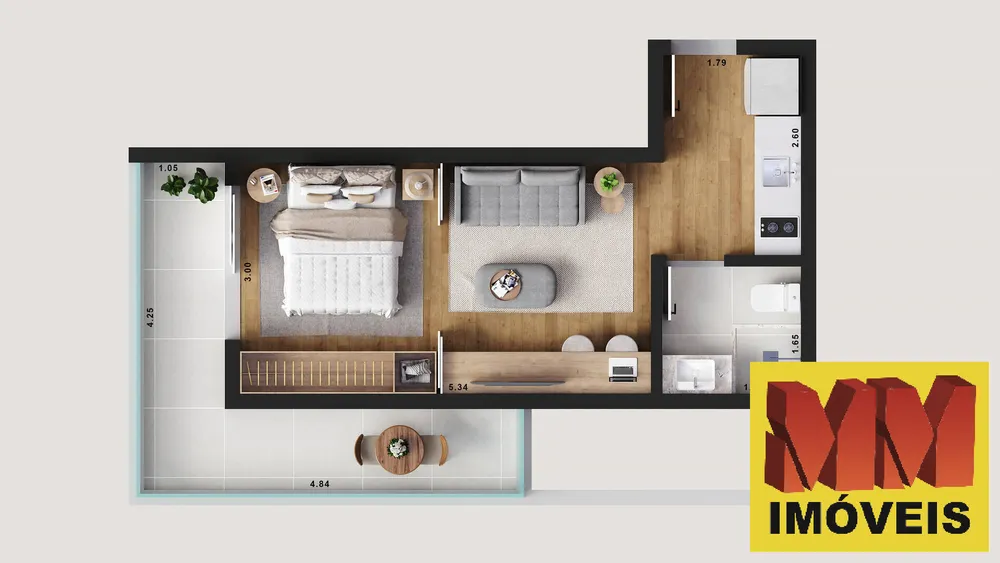Apartamento, 1 quarto, 30 m² - Foto 17